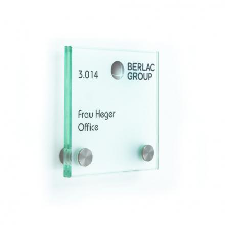 Türschild VITRUM 100/100 B2